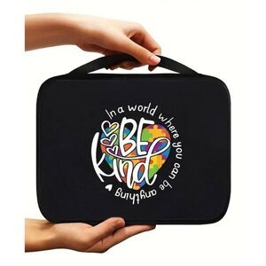 Ladies Black Be Kind Bible Case Book Cover